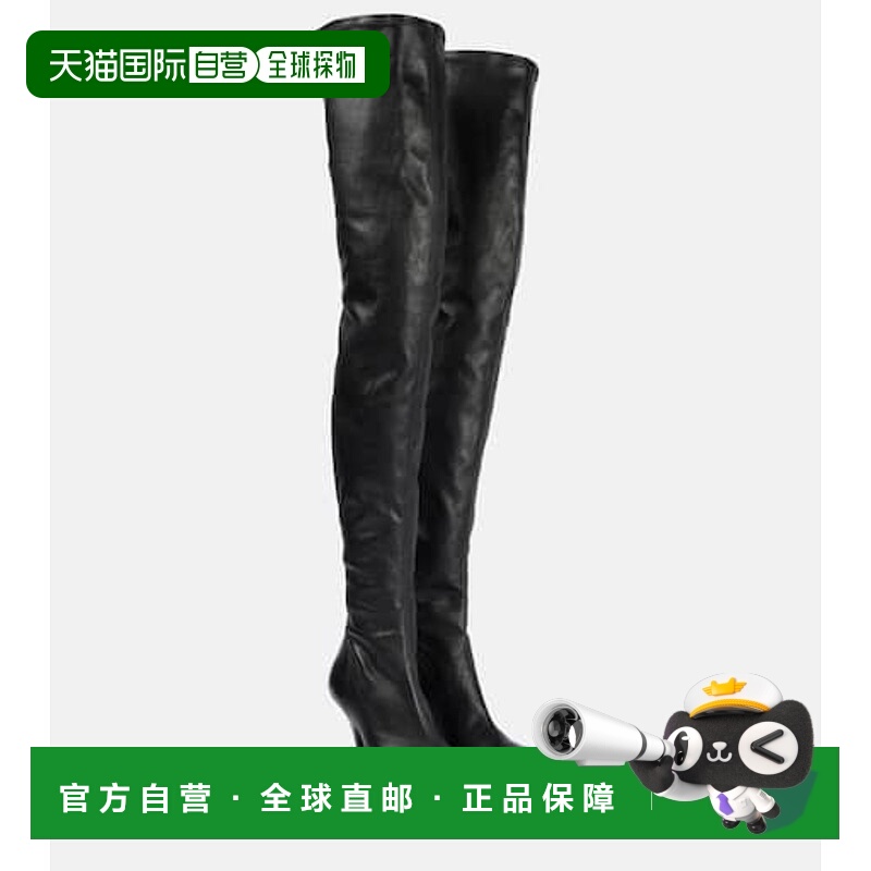 1h可退 香港直邮潮奢 KHAITE 女士 Eva 100 皮质过膝靴子