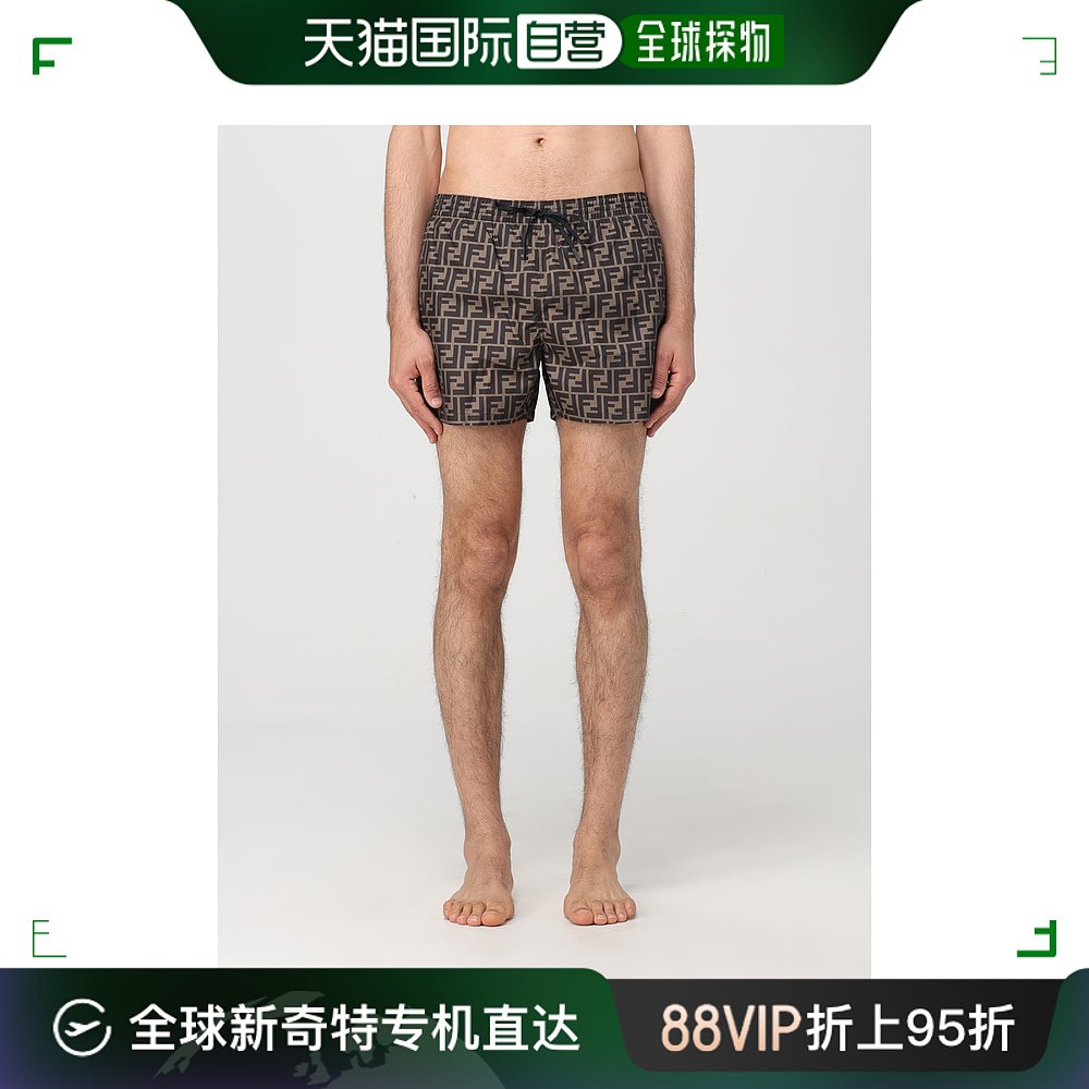 香港直邮潮奢 Fendi芬迪男士 men泳衣 FXB077A79F