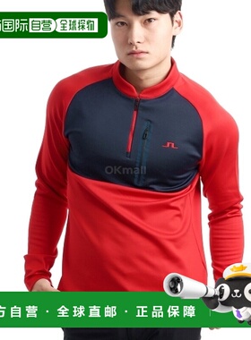 韩国直邮J.LINDEBERG Adam 四分之一拉链中层 (GMJS10936-G131) T