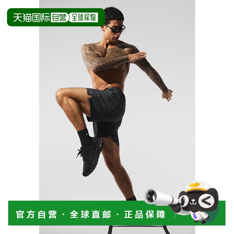 1h可退 美国直邮AloYoga瑜伽7'Repetition运动男士短裤M6154R