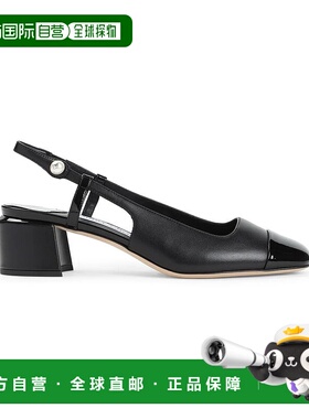 香港直邮JIMMY CHOO 女士高跟鞋 ELISASB45PTZ AW2025 黑色 Jimmy