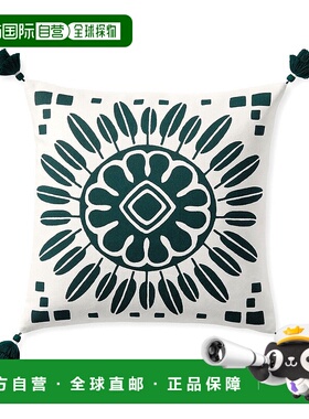 自营 Serena & Lily 坎帕尼亚枕套 - 蓝色 美国奥莱直发