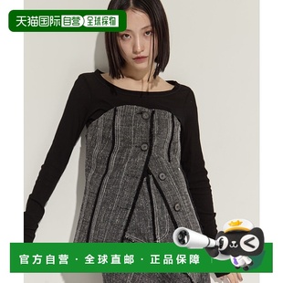 1h可退 日本直邮STUDIOUS 女士丝绸麻料拼接吊带背心上衣 1252200