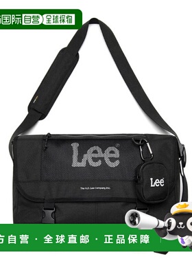 韩国直邮LEE LEE Cordura 网布斜挎包 LE2501BG25BK（黑色单肩包