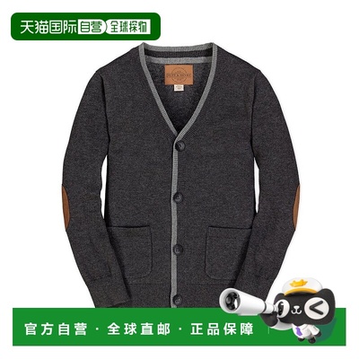 自营Hope & Henry Tipped Cardigan Sweater - grey 美国奥莱直发