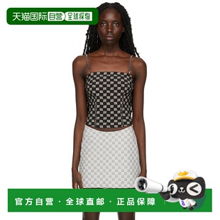 香港直邮Misbhv 3021W130BLACKBEIGE 平纹吊带背心