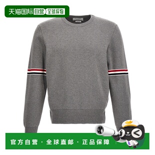 香港直邮THOM BROWNE 男士针织衫 MKA326AY3001055 CO 灰色 compa
