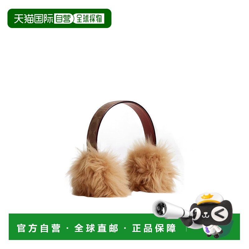 香港直邮COACH 女士手拿包 CCL09TN2 AW2025 深棕色 羊毛耳罩