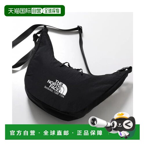 日本直邮THE NORTH FACE 北面白标单肩包 NN2PR18J 黑色