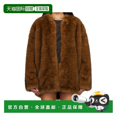 香港直邮Isabel Marant Aglae 人造毛皮休闲夹克 MA0381FBD1A01I