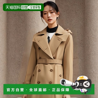 香港直邮Burberry Trench双排扣风衣 80842521博柏利