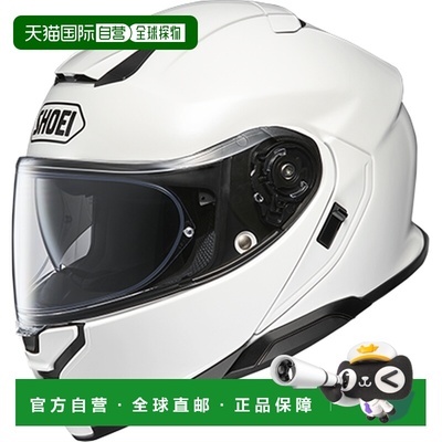 日本直邮SHOEI NEOTEC 3代摩托车头盔双镜片摩旅巡航揭面盔 亮白