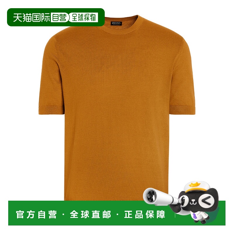 香港直邮Zegna 圆领短袖T恤 UFC90A9C10杰尼亚