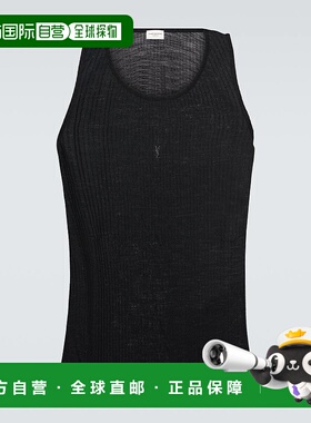 1h可退 香港直邮潮奢 Saint Laurent 圣罗兰 男士 Cassandra 羊毛