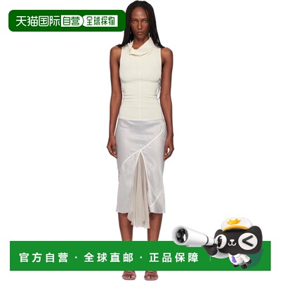 香港直邮rick owens 瑞克 欧文斯 女士 灰白色 Temple Sliced 连