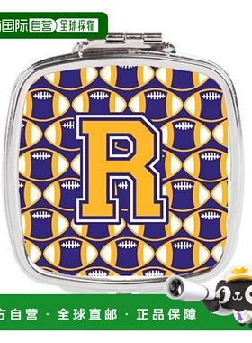 自营 Carolines Treasures CJ1064-RSCM 字母 R 足球紫色和正品