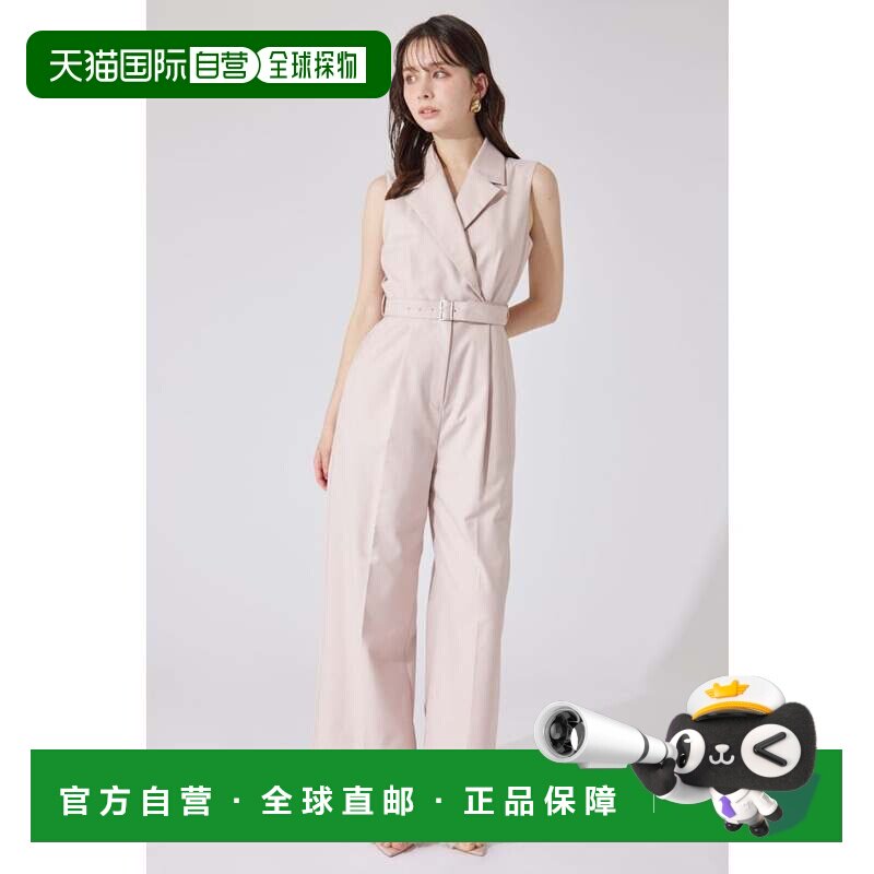 日本直邮rienda 裁缝设计无袖连体衣 粉色