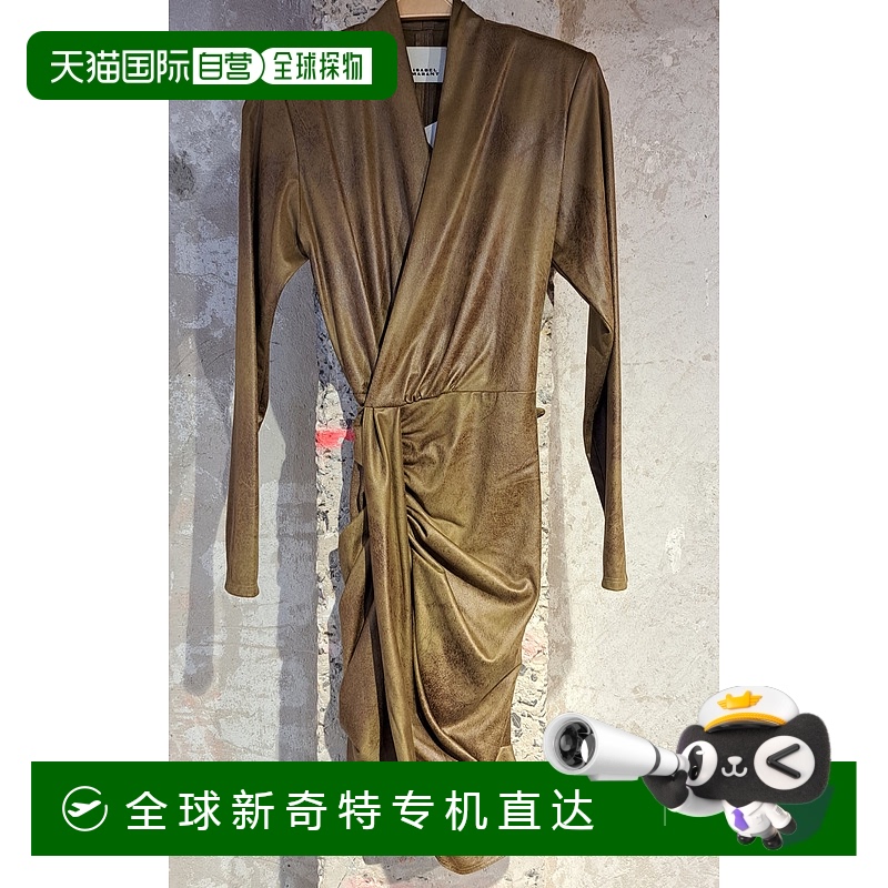 1h可退香港直邮ISABEL MARANT女士连衣裙 RO0651FBB4B06IBRONZE