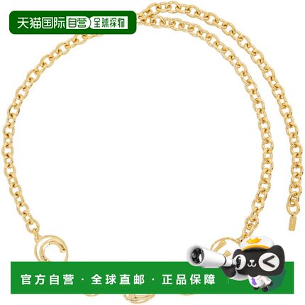 1h可退 香港直邮Chloe 蔻依 女士 金色 The Script Jewelry 腰带