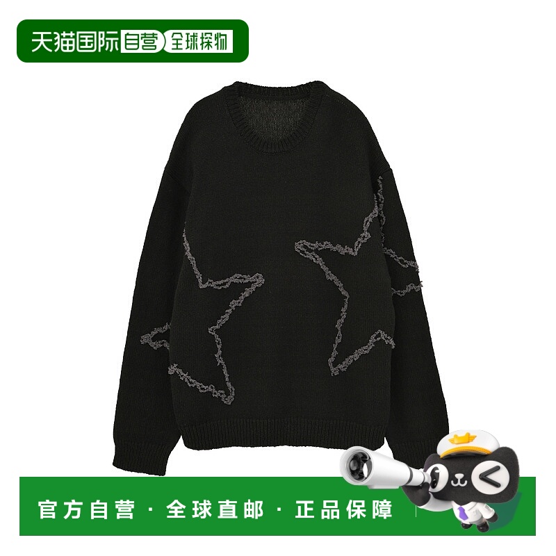 1h可退 日本直邮CONVERSE TOKYO 男女同款 星星刺绣宽松针织套头