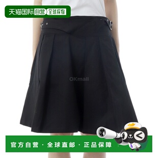 韩国直邮Gimaguas 马丁黑色中长裙 裙子百褶裙