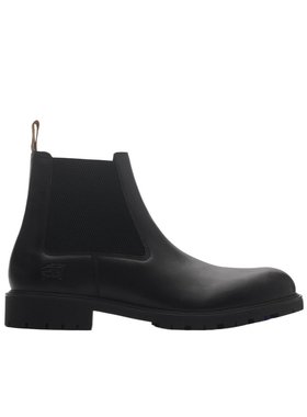 BURBERRY 男士靴子 81113951 AW2025 黑色 Rogue切尔西靴