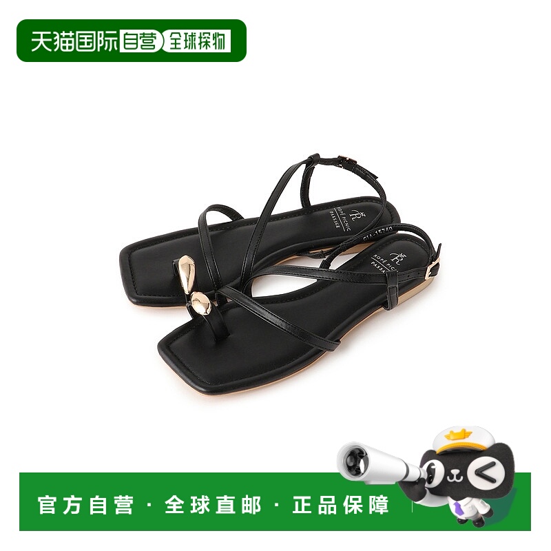 1h可退 日本直邮ROPE' PICNIC 若佩尼 女士金属指环平底凉鞋 2025