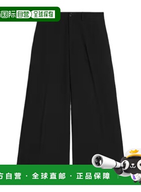 香港直邮CELINE 女士休闲裤 SS2026 RP0AP650D38NO黑色 阔腿裤