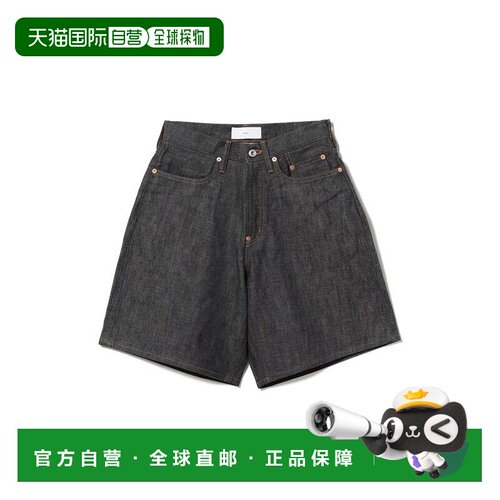 日本直邮SUGARHILL 男装 宽版现代丹宁短裤 全棉牛仔布 112512132