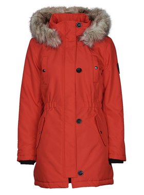 Only 女士 ONLIRIS FUR WINTER PARKA CC OTW 派克大衣 红色