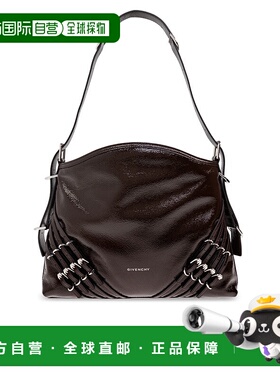 香港直邮GIVENCHY 女士斜挎包 BB510BB25Y202 SS2025 黑色 中号徽