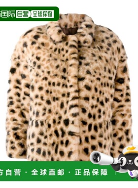 香港直邮Simonetta Ravizza 豹纹短款皮草 ATENE1L2