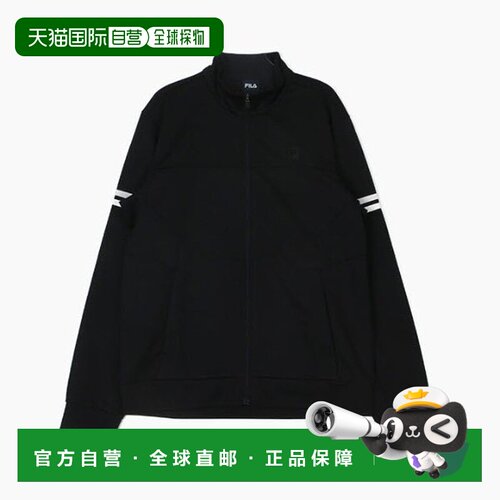 韩国直邮FILA M 轮式夹克 CQK FS2FTH1231M-BLK Pique Sten Neck
