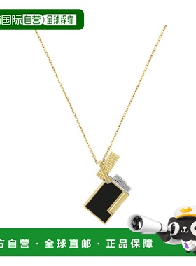 自营欧洲直邮Dupont 钻石菱纹玑镂打火机项链男女通用