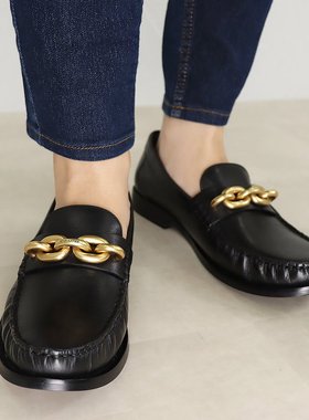 日本直邮COACH 女鞋 乐福鞋 CK008 RUS JESS 黑色