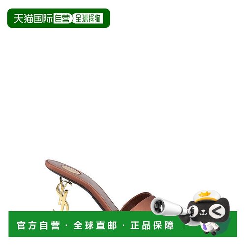 1h可退 香港直邮潮奢 Saint Laurent 圣罗兰 女士 露趾高跟凉鞋 8