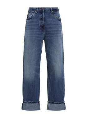 PRADA 女士牛仔裤 GFP52216PKSOOOF0V3N SS2025 蓝色