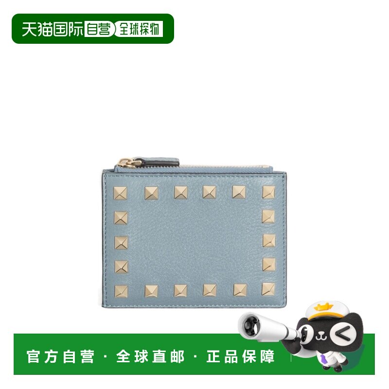 1h可退 香港直邮VALENTINO 女士钱包 WP0AI8VSHMXE CO 蓝色 拉链