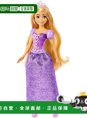 【日本直邮】Mattel美泰 变装玩偶 迪士尼长发公主 100周年HLW03