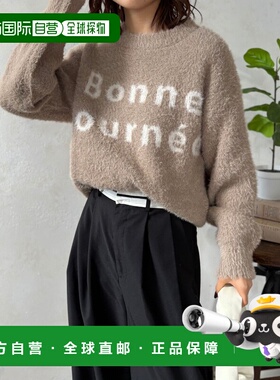 1h可退 日本直邮LOCUST 女装 宽松字母针织衫 21O1052405B0006