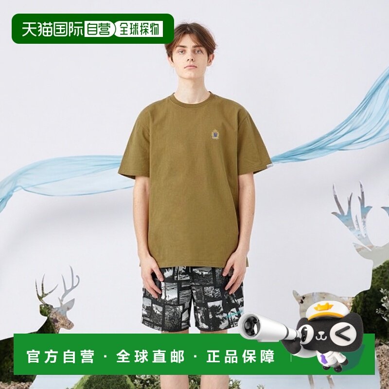 韩国直邮THISISNEVERTHAT T恤Crown Tee Moss TN221TTSST11OS纯棉