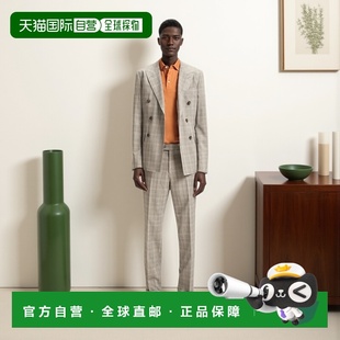 自营 bossRegular-fit polo shirt in mercerized cotton - orang