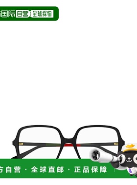 香港直邮Gucci 古驰 女士 长方形平光镜 GG1003O black黑色 舒适