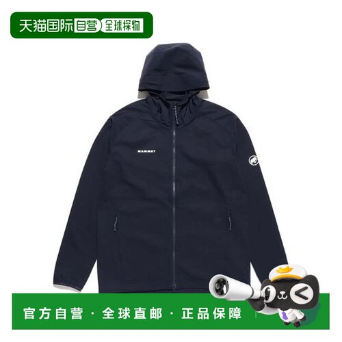 日本直邮MAMMUT GRANITE SO Hooded Jacket AF 男士冲锋衣 海洋蓝