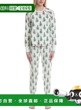 自营PJ Salvage 2pc Velour Pajama Set - white 美国奥莱直发