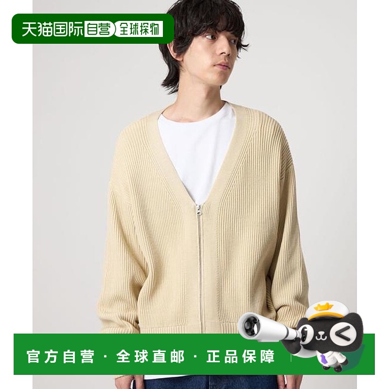 1h可退 日本直邮CITEN 罗纹针织拉链开衫经典