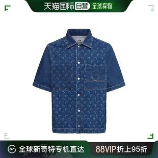 男士 香港直邮潮奢 Serre Marine Deadstock牛仔拼接衬衫