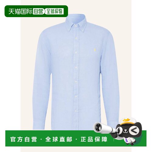 欧洲直邮polo ralph lauren 男士 衬衫亚麻麻衬衫