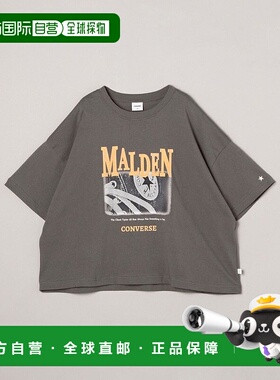 日本直邮CONVERSE 匡威印花T恤[CO3322EW014900] 半袖