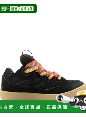 1h可退 香港直邮潮奢 Lanvin 朗雯 女士 CURB 皮质运动鞋 FUSKDK1